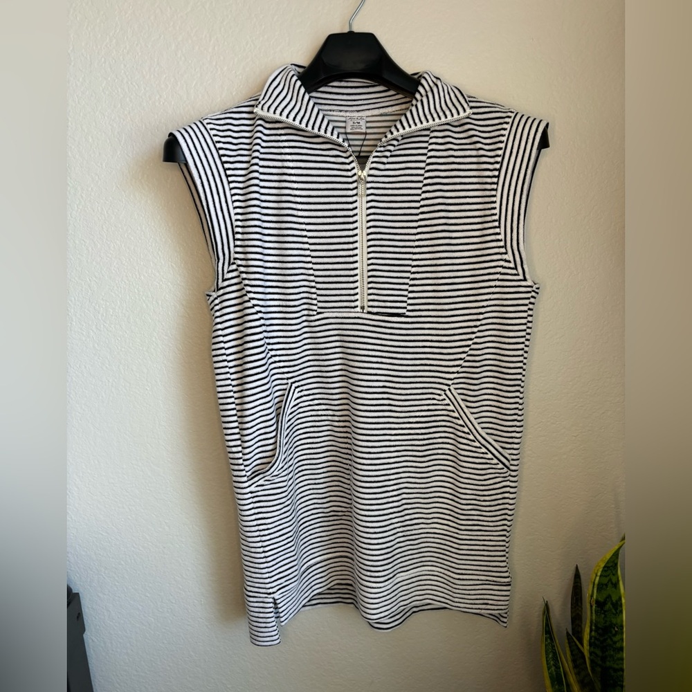 Anna & Ava short terry romper dress. Perfect bathing suit cover up.